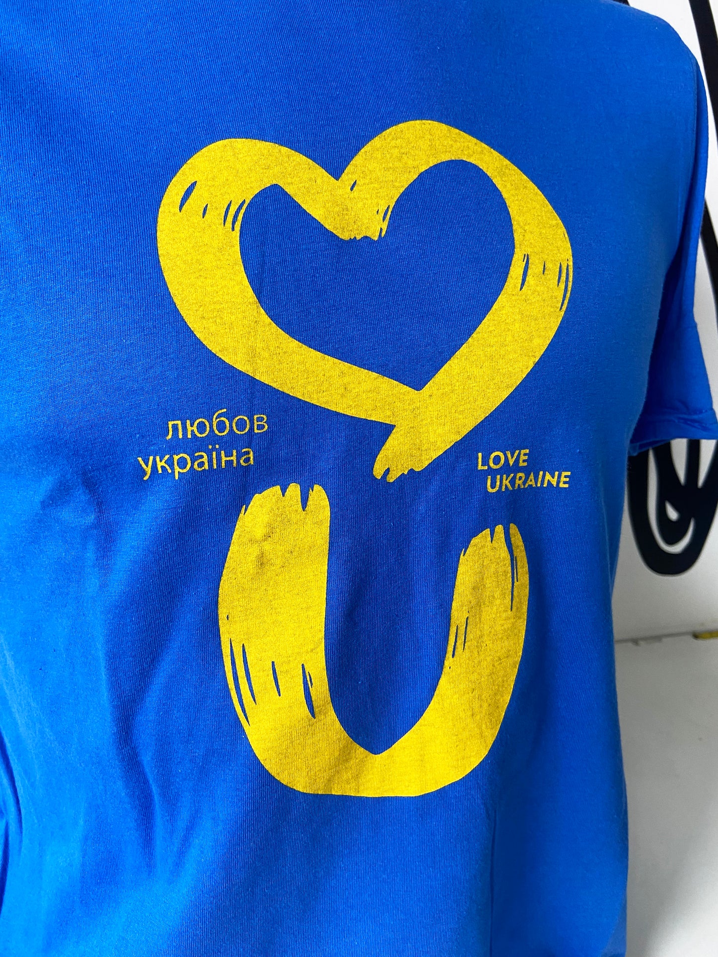 LOVE UKRAINE Unisex Tee in Support of the Ukraine Crisis - LIMITED EDITION*