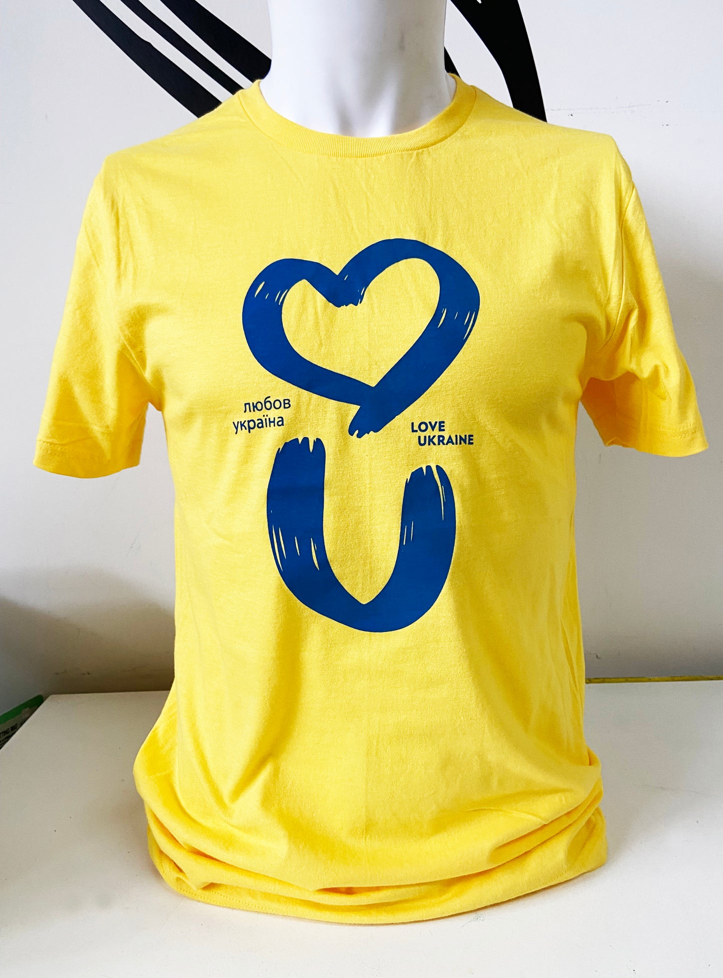 LOVE UKRAINE Unisex Tee in Support of the Ukraine Crisis - LIMITED EDITION*