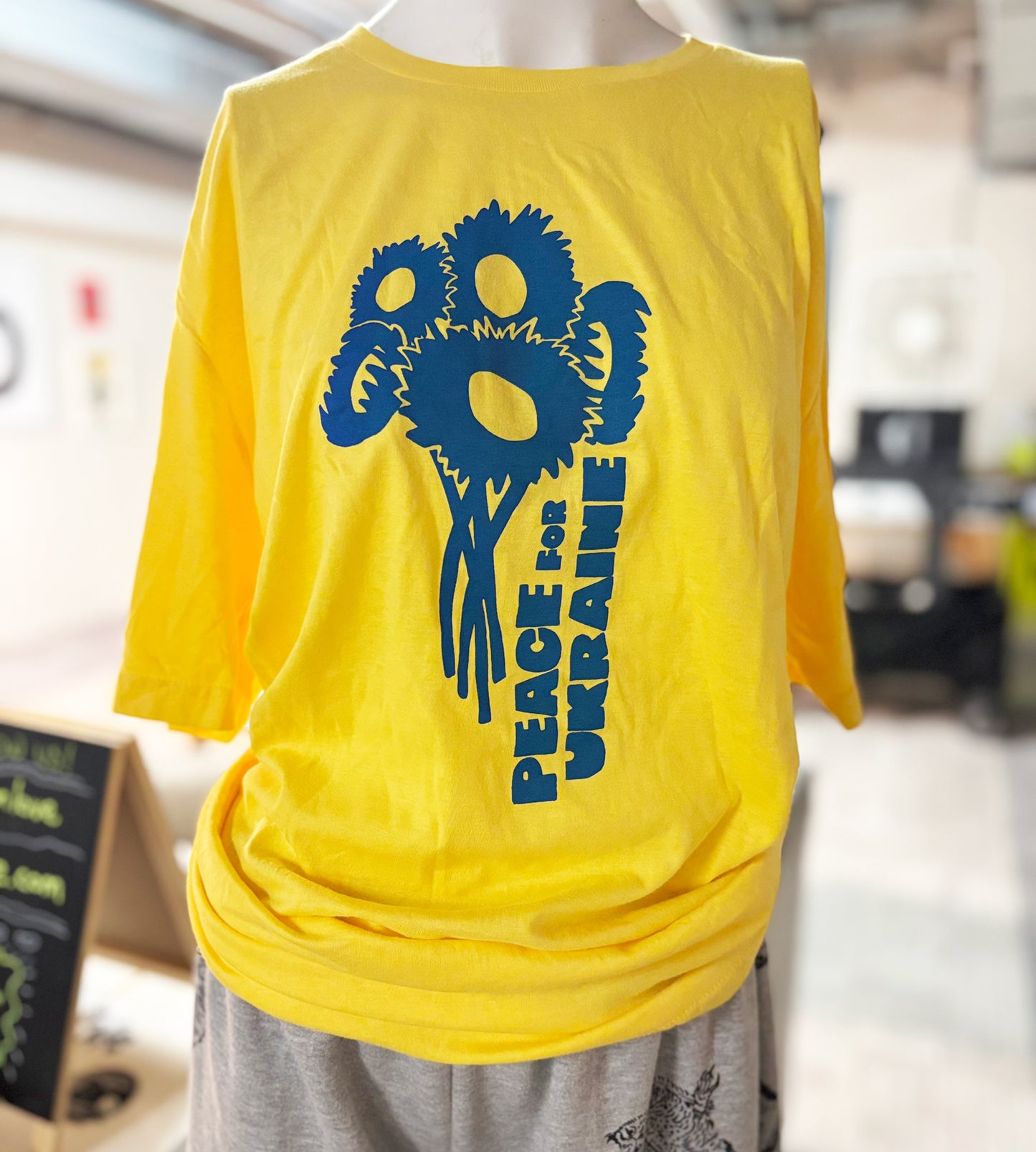 PEACE FOR UKRAINE Unisex Tee in Support of the Ukraine Crisis - LIMITED EDITION*