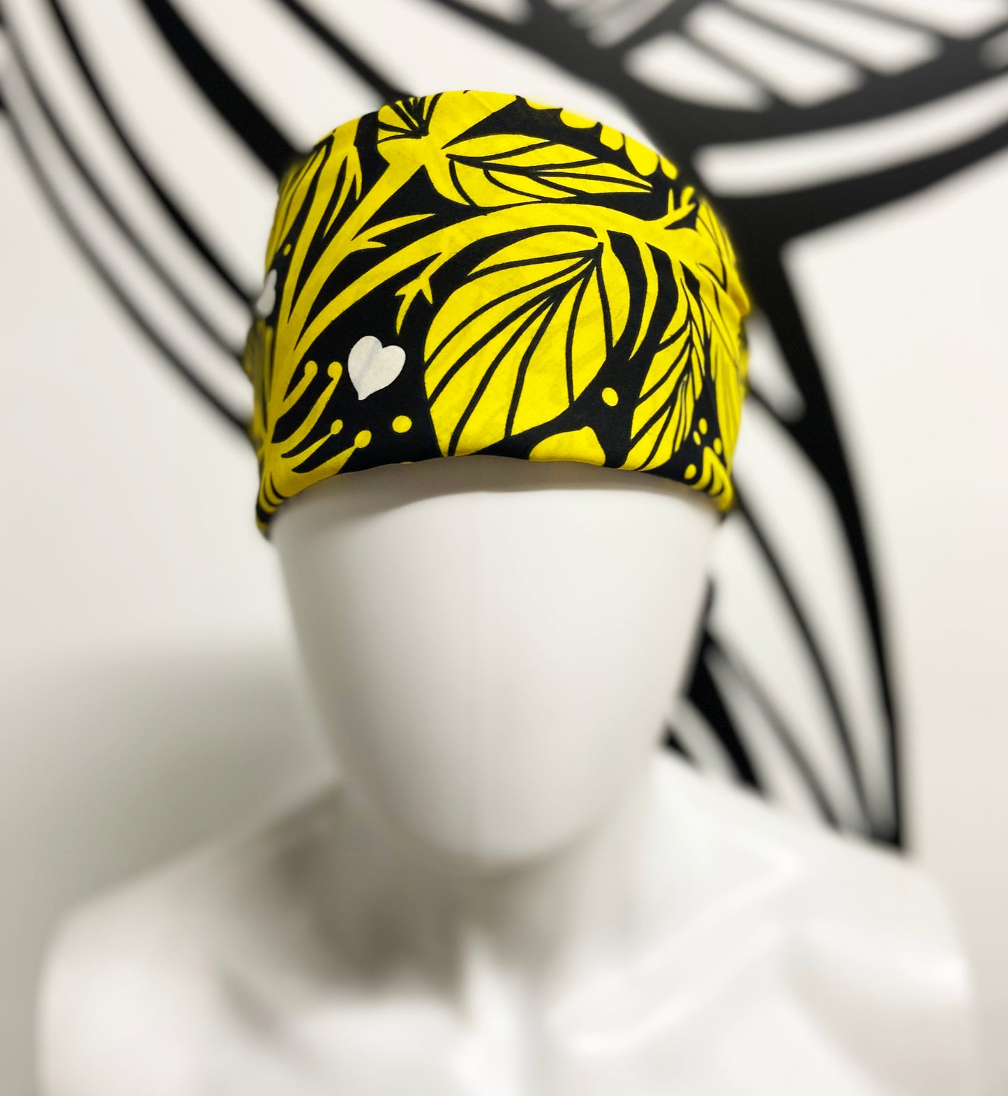 Sun Flower Bandana | 100% Cotton | Hand Screen Printed | 22 x22 inches | All-Over Print Bandana