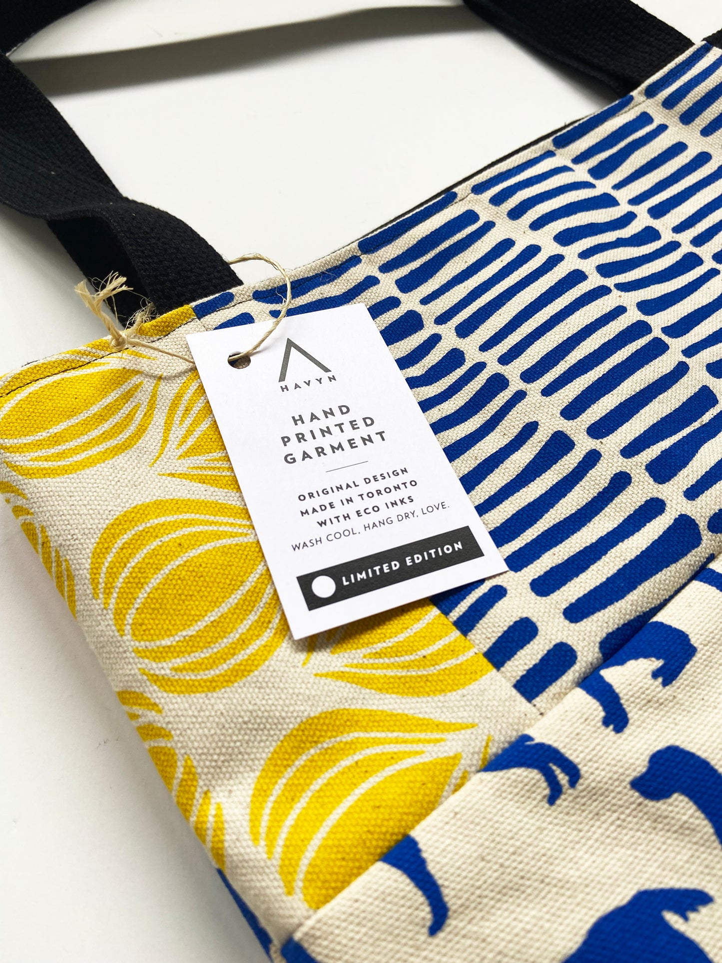 One of a Kind Tote Bag | Hand Made and Printed | Dog Theme - 04