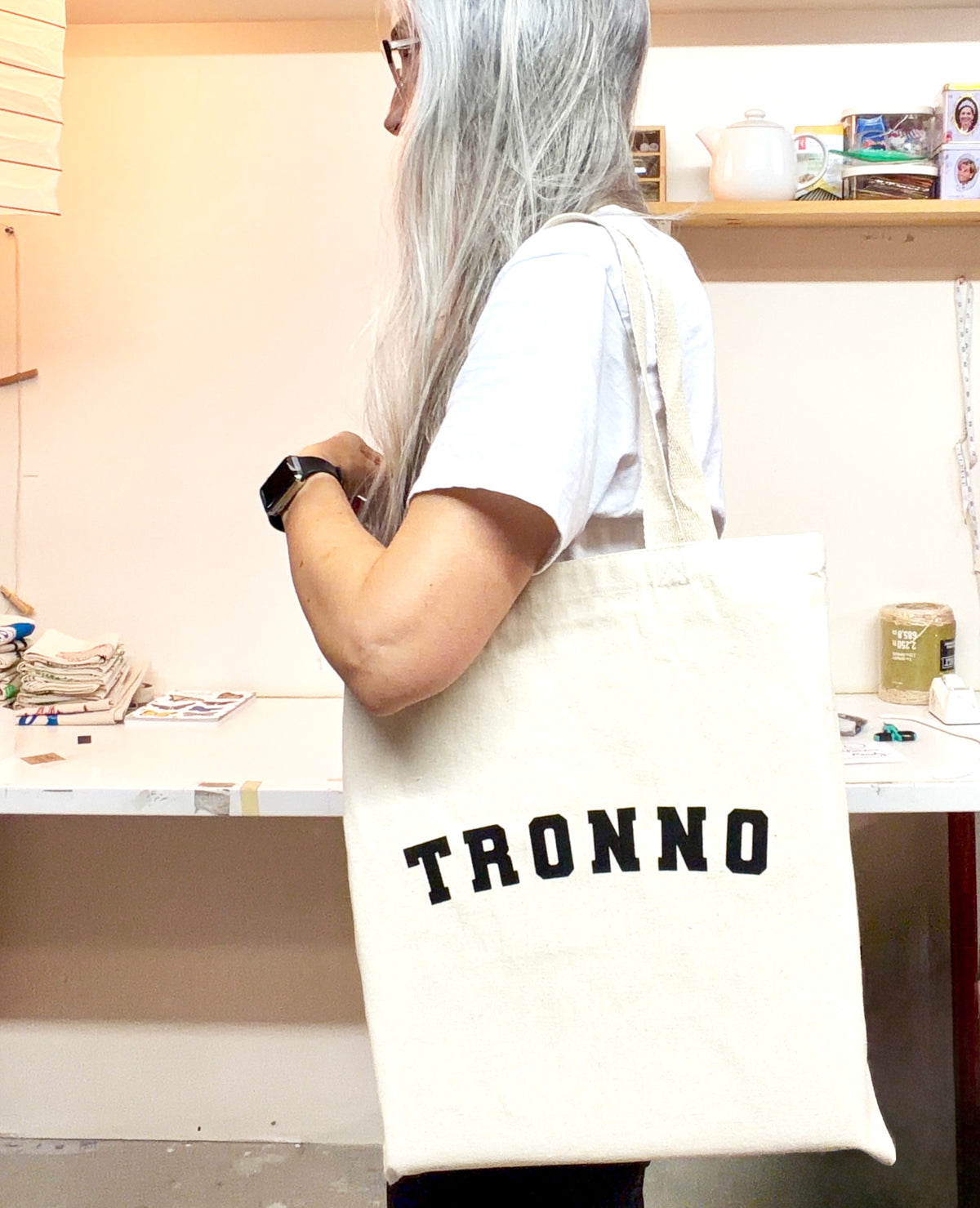 ‘TRONNO’ Cotton Every Day Tote