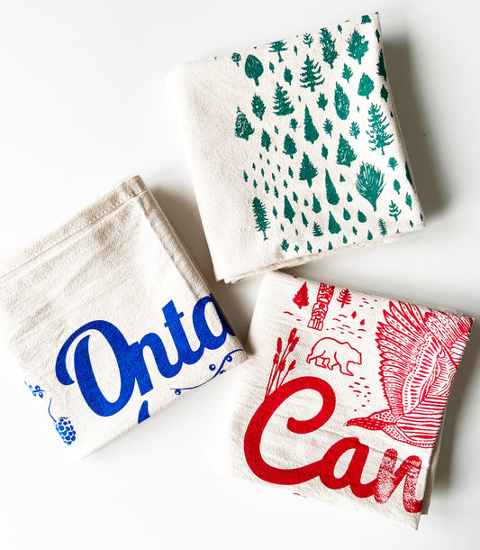 Organic Tea Towel Misprints 3 PACK - Variety