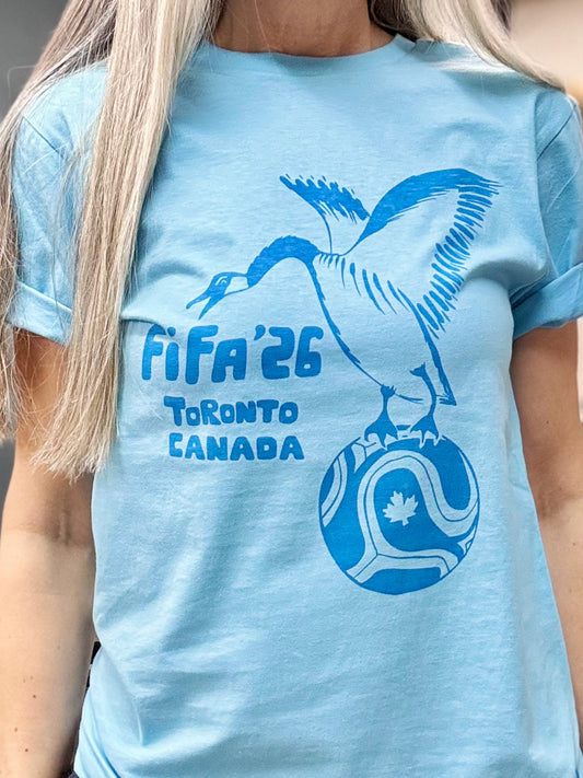 Tshirt Limited Edition Goose Toronto Canada FIFA 2026 Original Screen Print - Adult Unisex