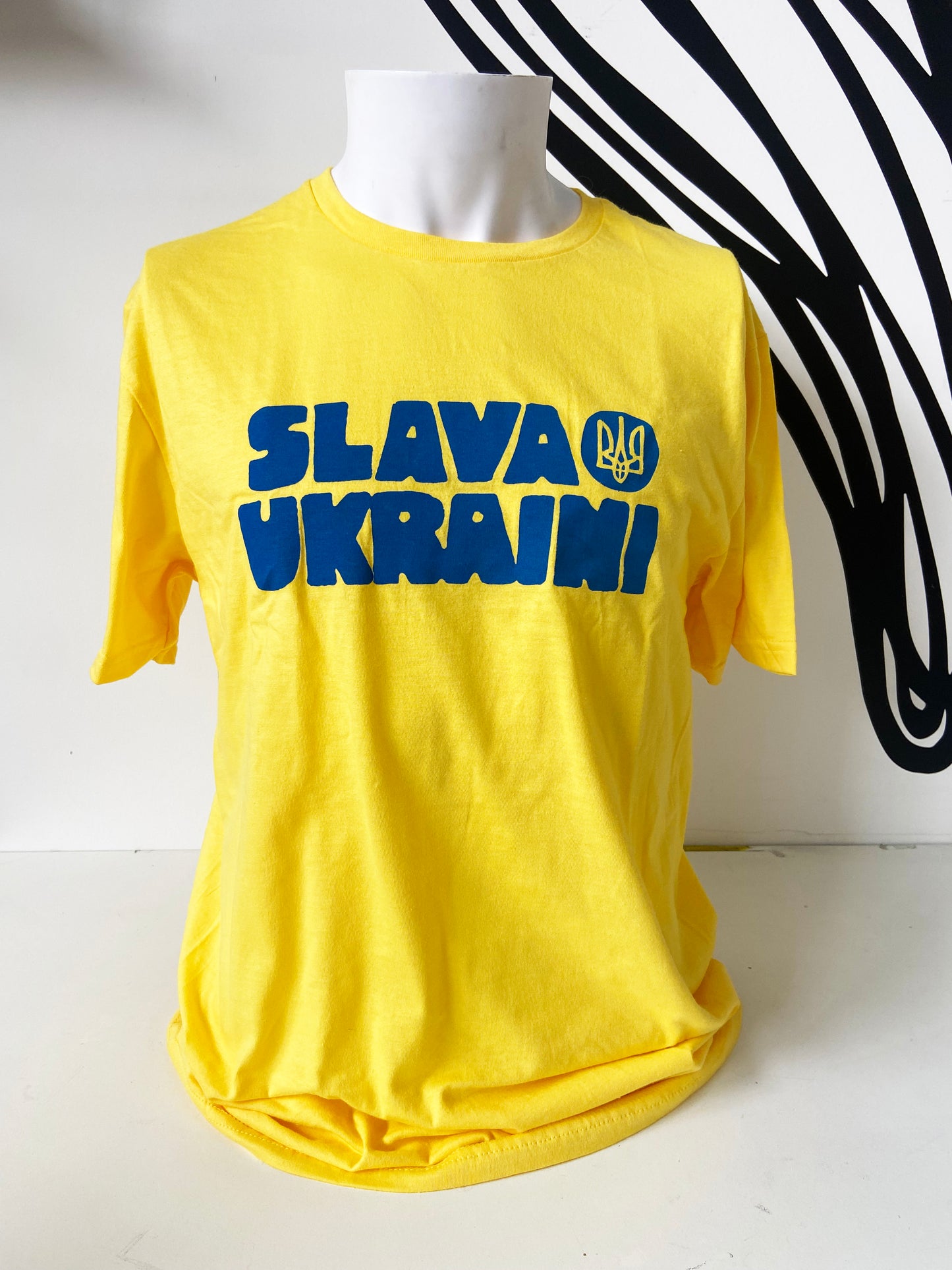 SLAVA UKRAINI Unisex Tee in Support of the Ukraine Crisis - LIMITED EDITION*