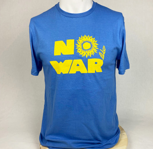 NO WAR Unisex Tee in Support of the Ukraine Crisis - LIMITED EDITION*