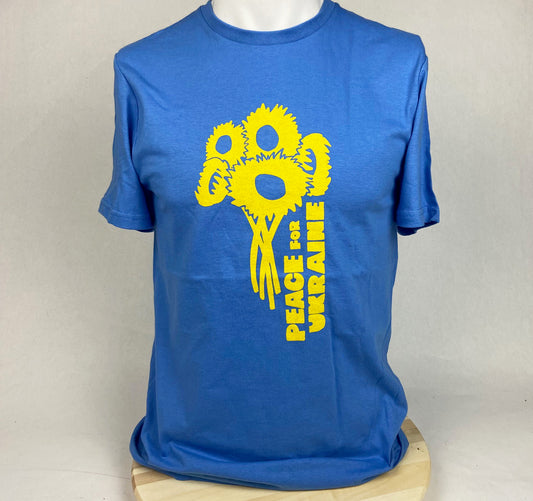 PEACE FOR UKRAINE Unisex Tee in Support of the Ukraine Crisis - LIMITED EDITION*