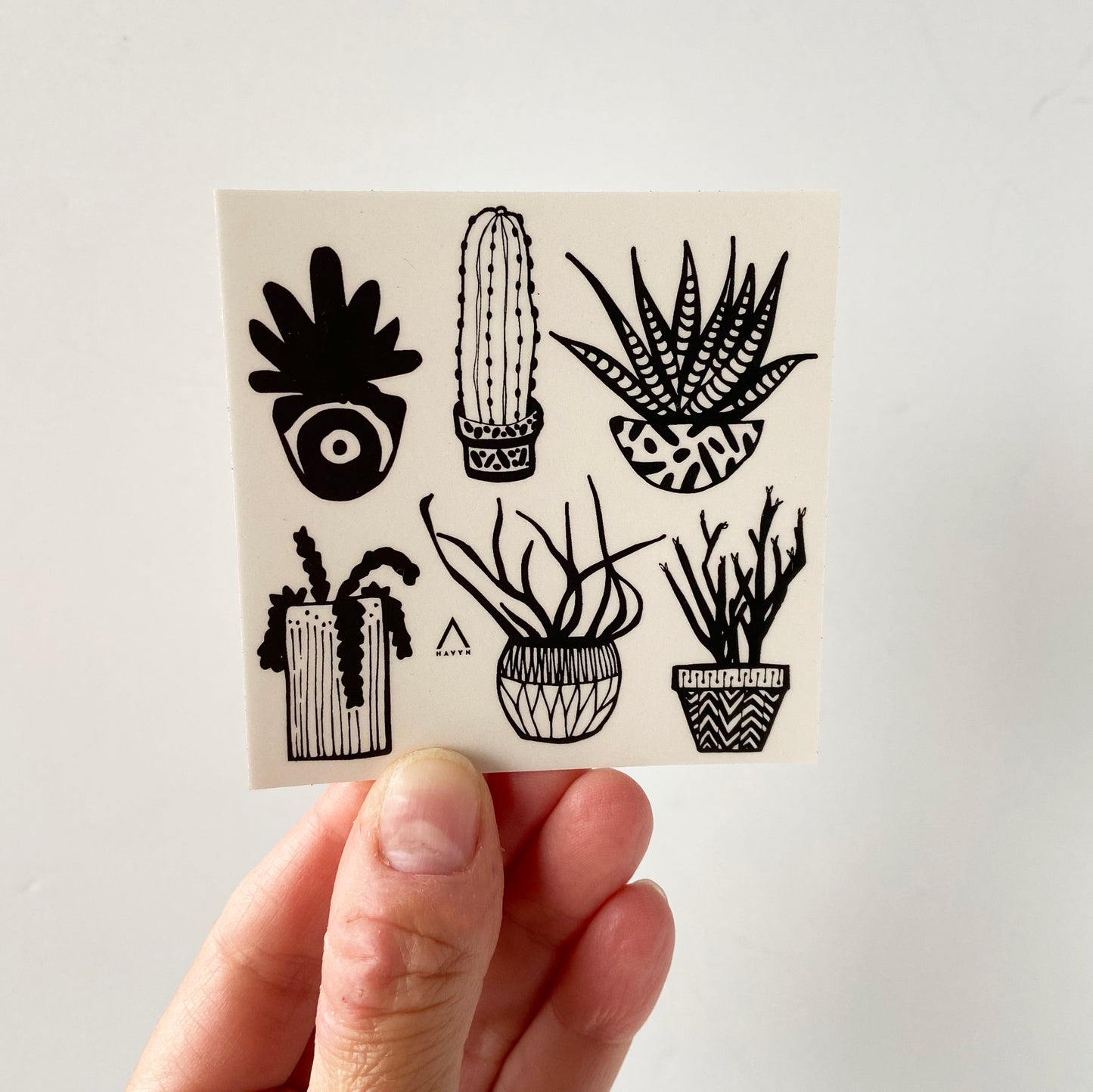 Succulents Vinyl Sticker