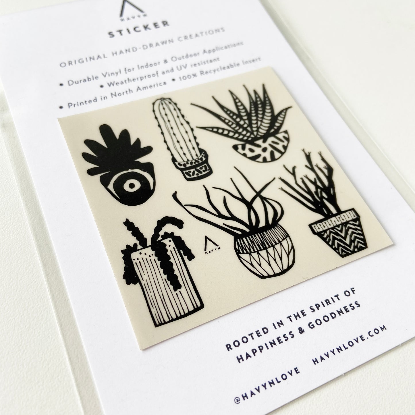 Succulents Vinyl Sticker
