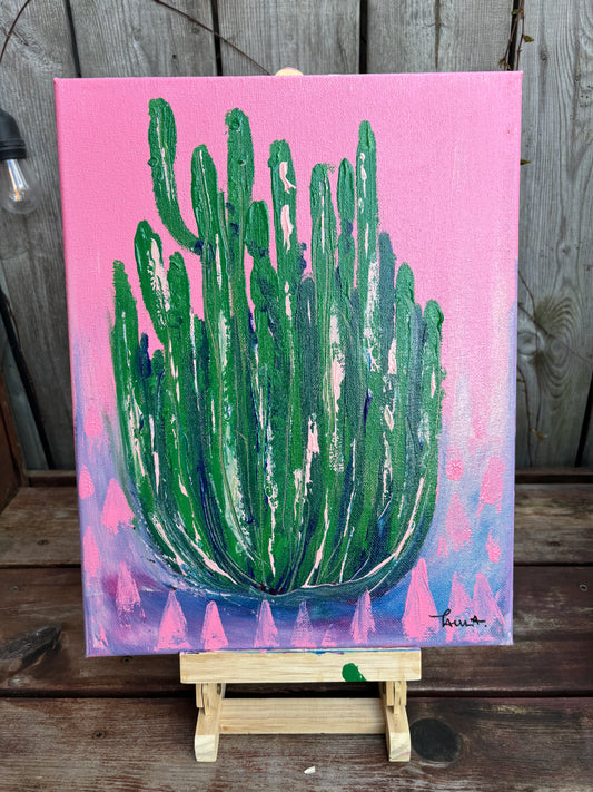 Cactus Painting 11x14