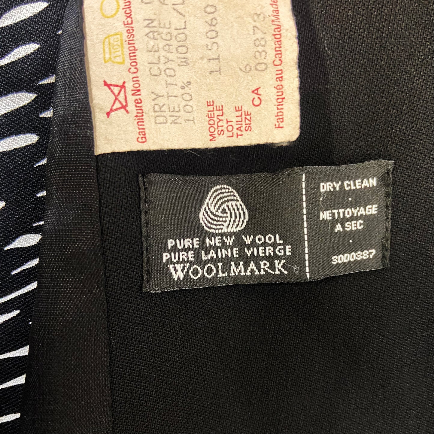 One of a Kind Hand Printed Vintage Suit Jacket