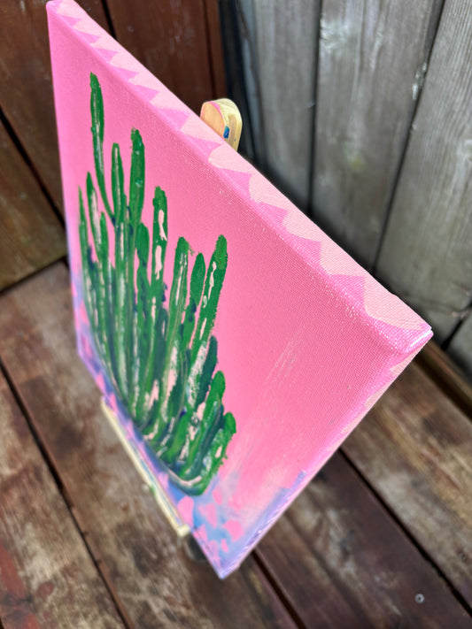 Cactus Painting 11x14