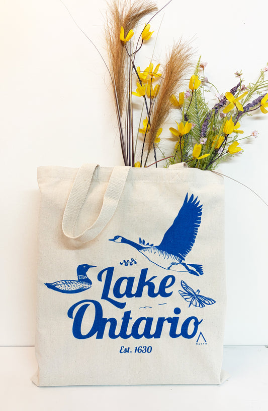 LAKE ONTARIO Cotton Every Day Tote