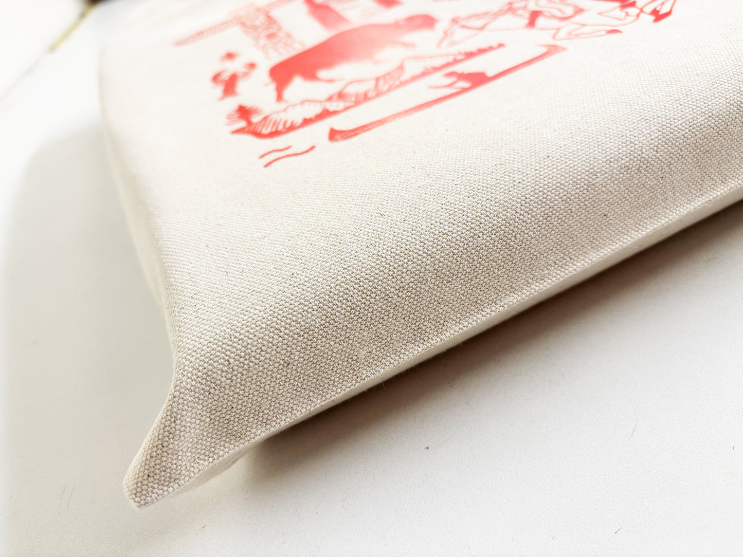 Canada Red Cotton Every Day Tote