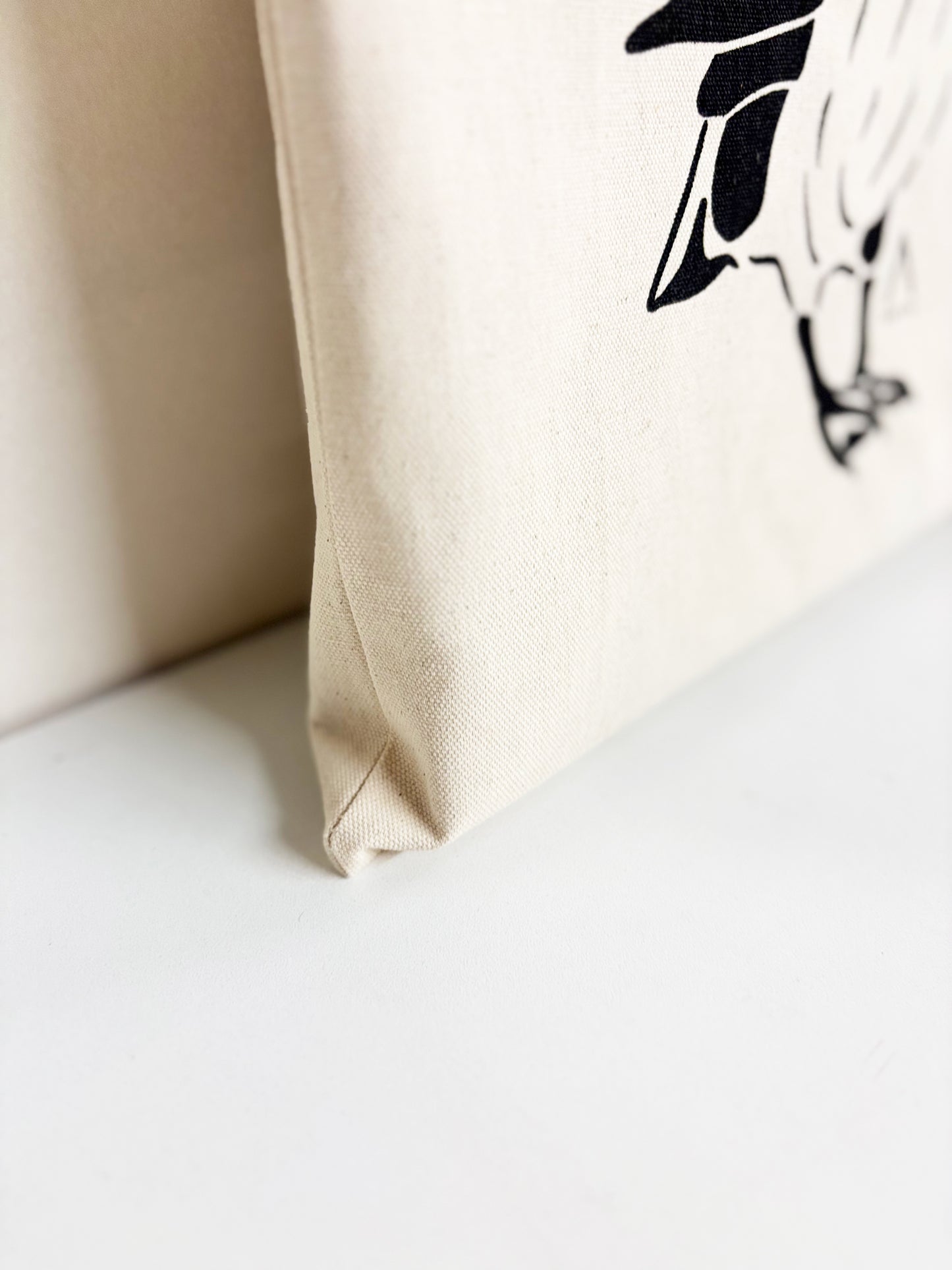 Royal Canadian Puffin Hand Printed Every Day Cotton Tote