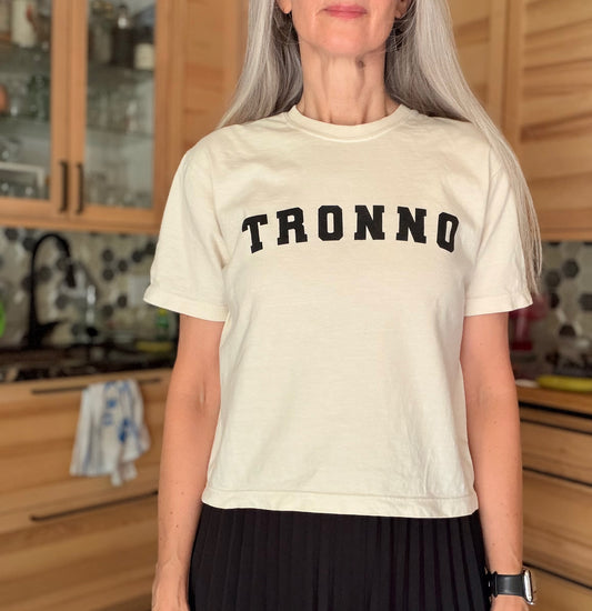 Tshirt Limited Edition TRONNO Boxy Fit Cotton - Original Screen Print - Women