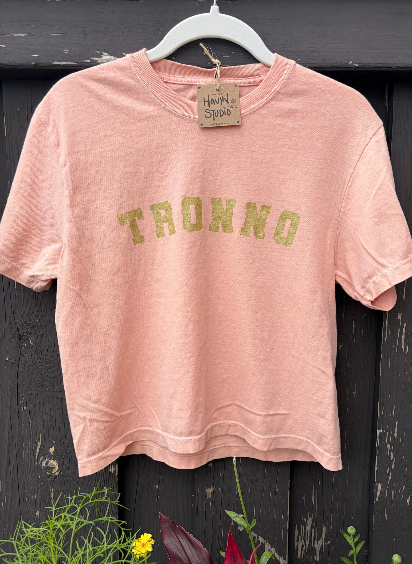Tshirt Limited Edition TRONNO Boxy Fit Cotton - Original Screen Print - Women
