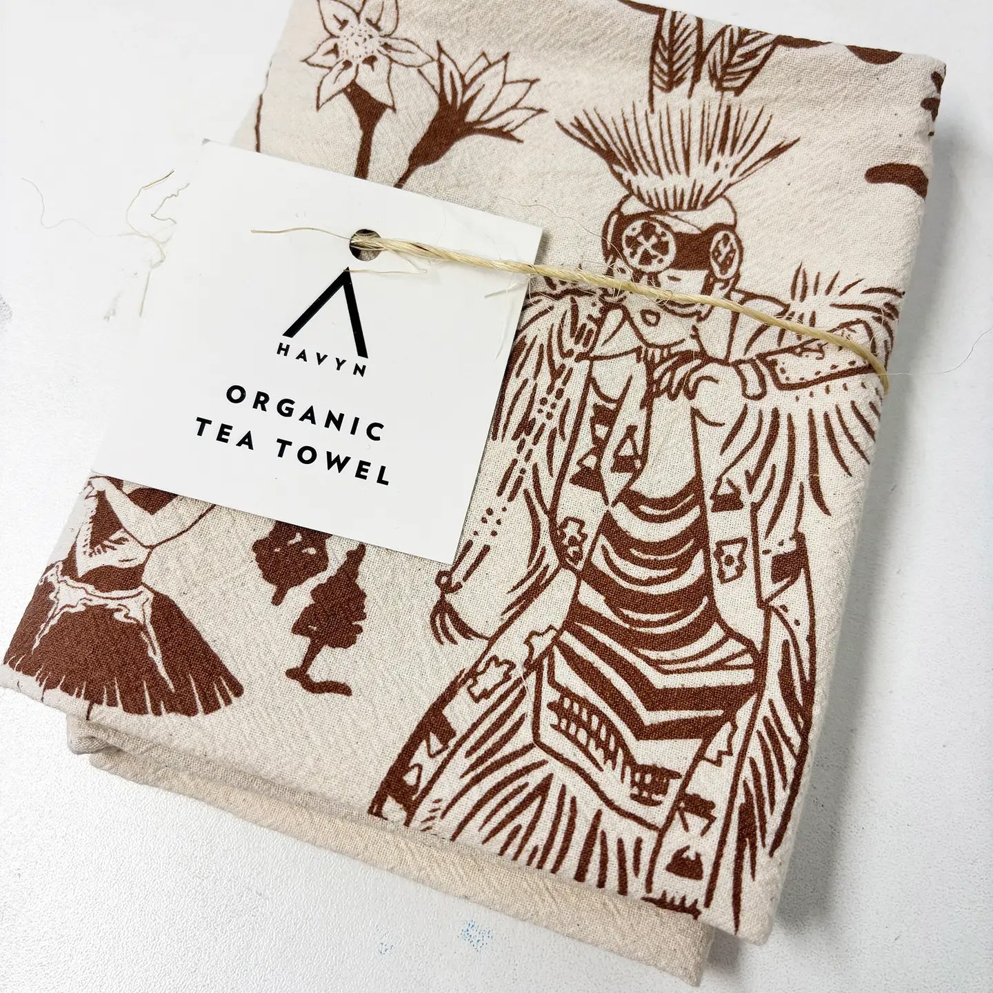 Manitoba Commemorative Hand Printed Organic Tea Towel