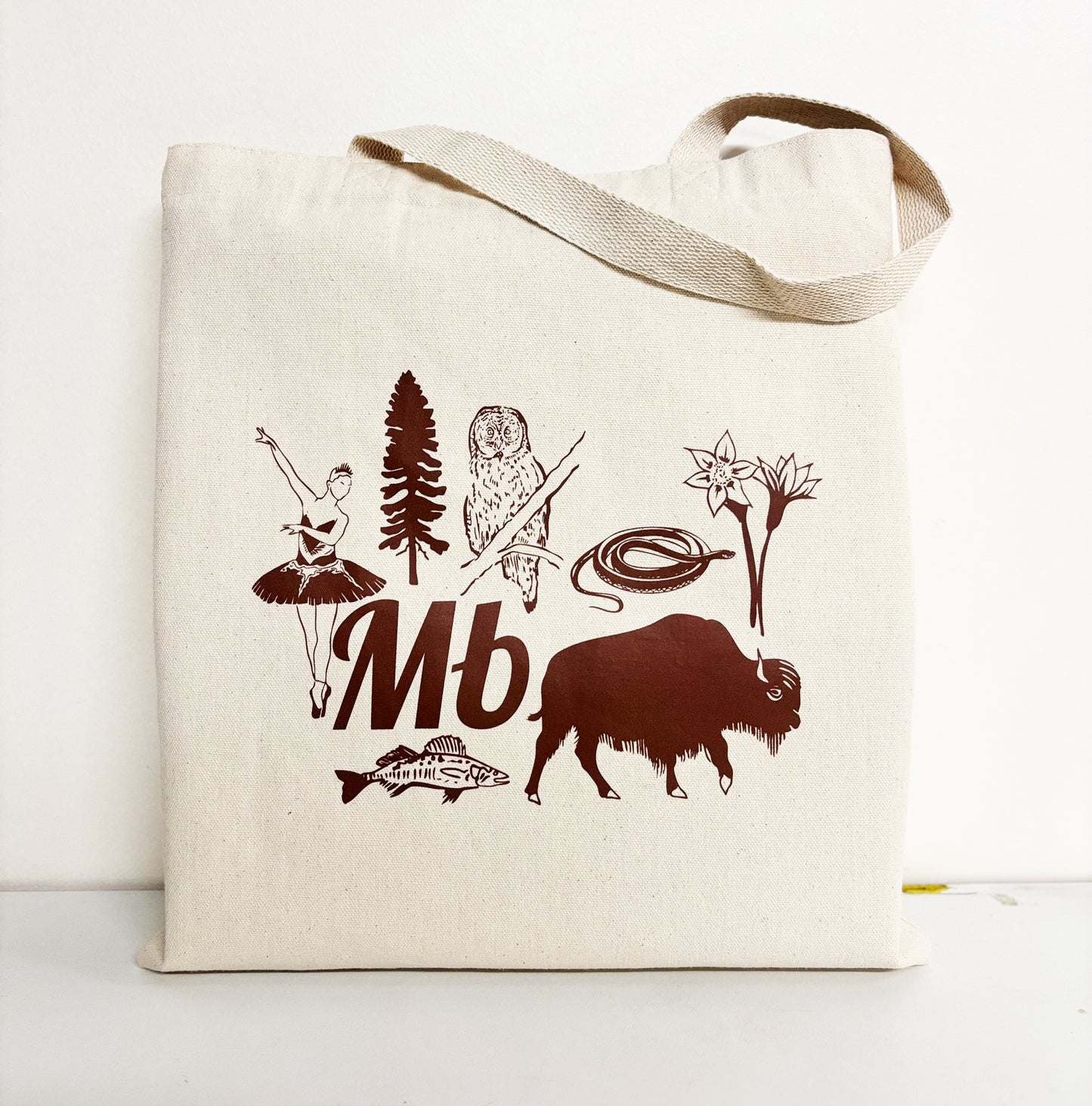 Manitoba Brown Cotton Every Day Tote
