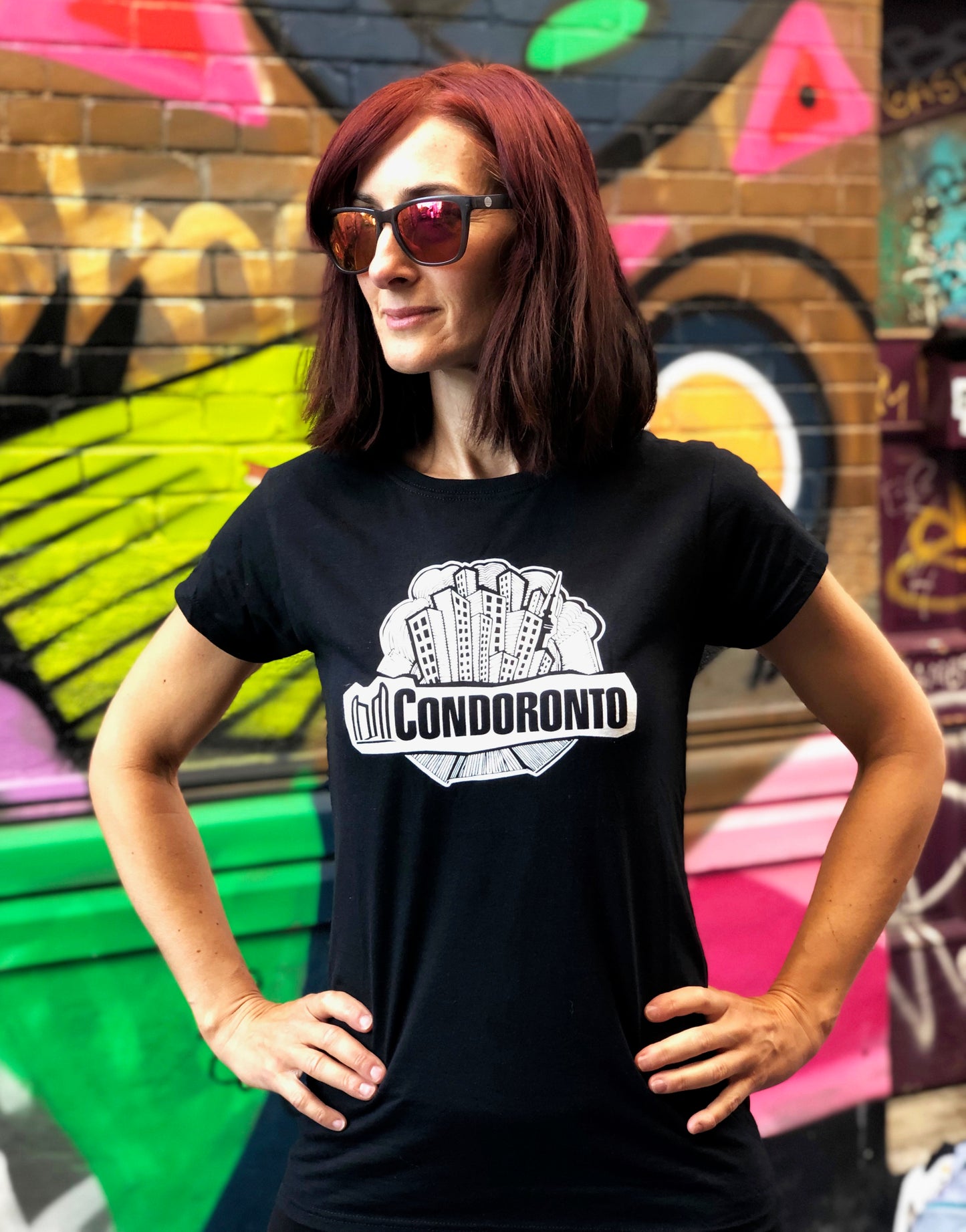 Hand Printed CONDORONTO Tee - Men and Women Fit