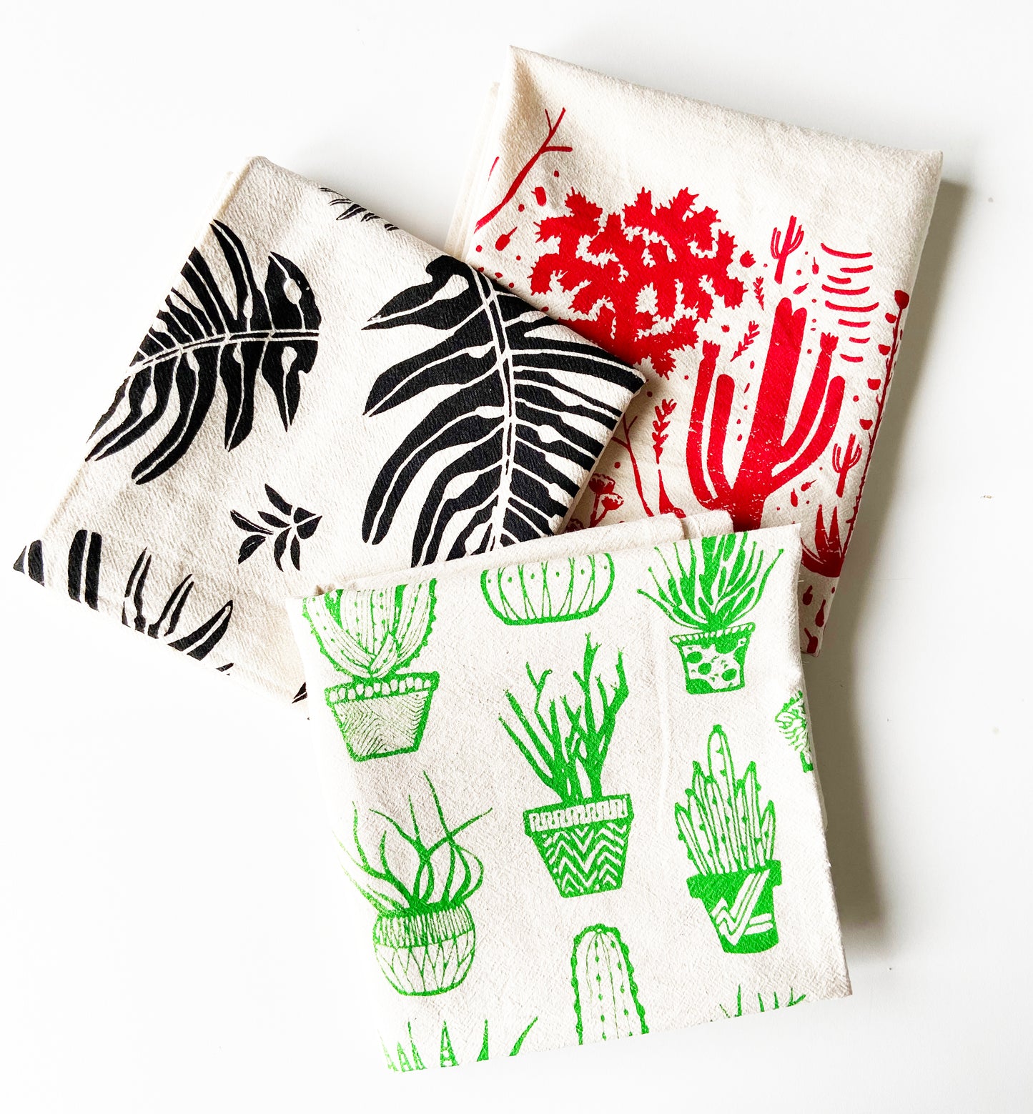 Organic Tea Towel Misprints 3 PACK - Variety