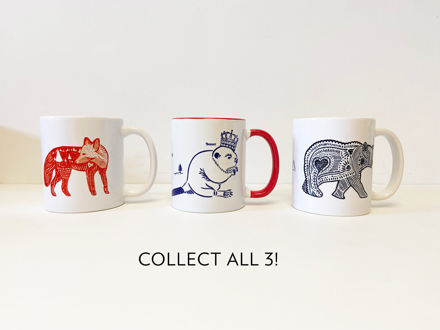 Royal Canadian Wildlife Ceramic Tea or Coffee Mug